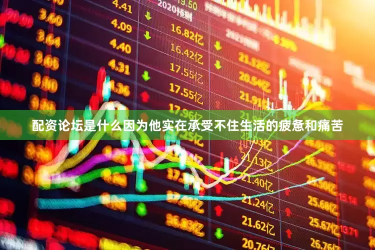 配资论坛是什么因为他实在承受不住生活的疲惫和痛苦